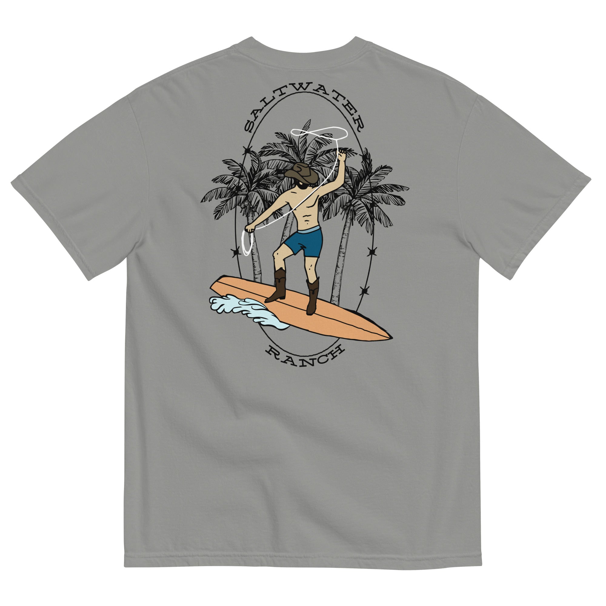 Barbed Wire Cowboy Surfer x Comfort Colors