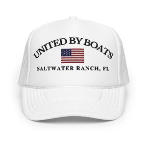 United By Boats Foam Trucker Rope Hat