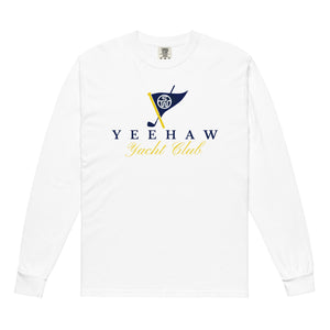 Garment-dyed heavyweight long-sleeve shirt
