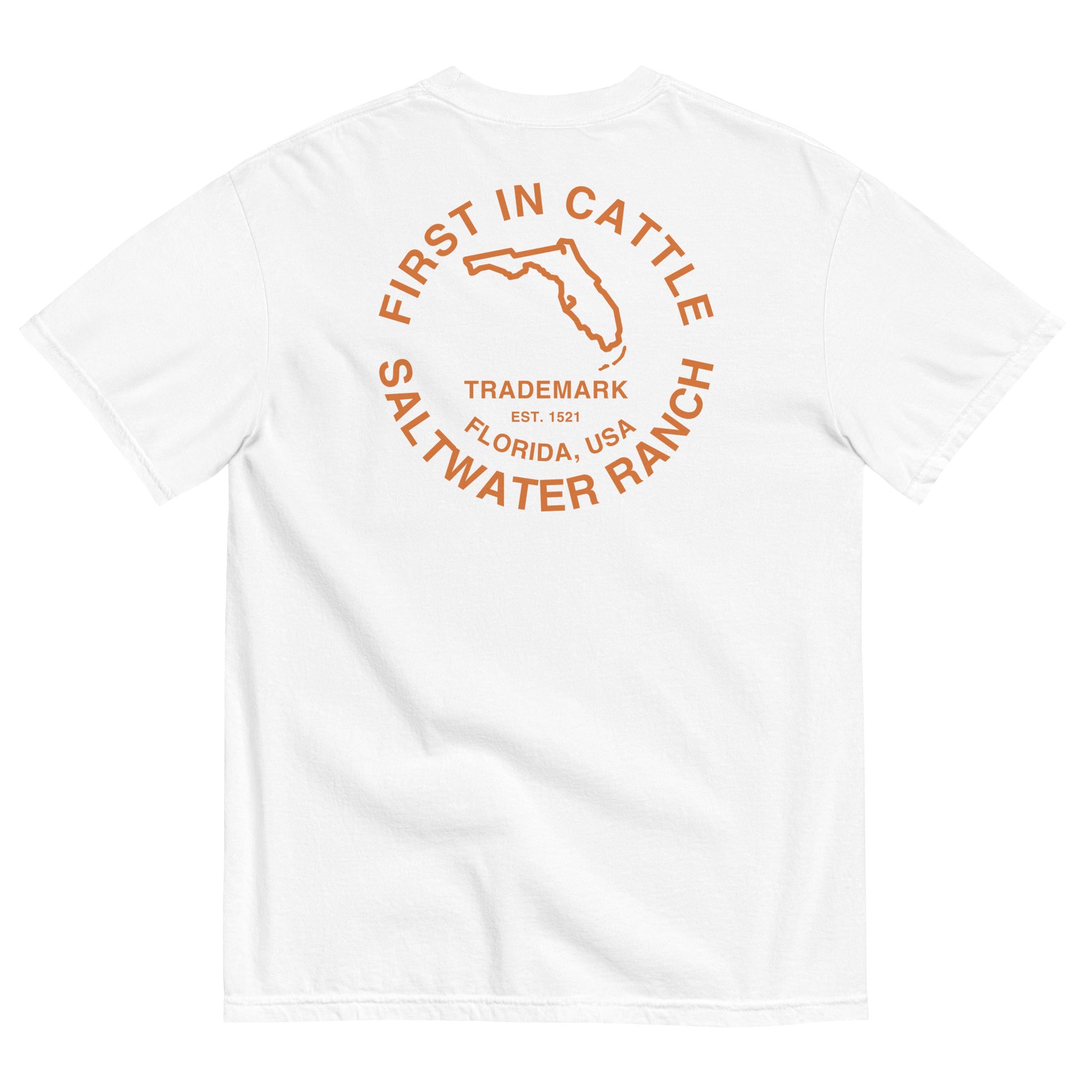 FLORIDA: First in Cattle Tee x Comfort Colors