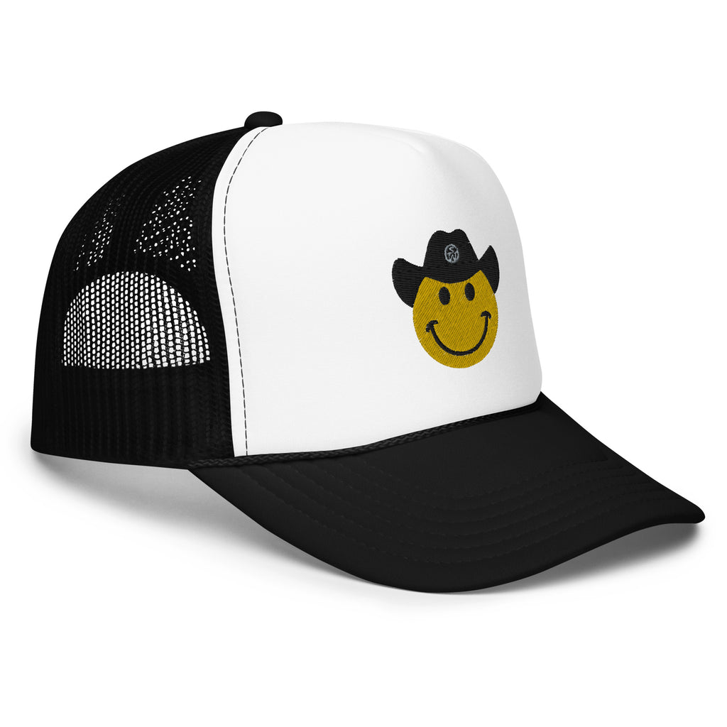COWBOY SMILEY Foam Trucker Hat